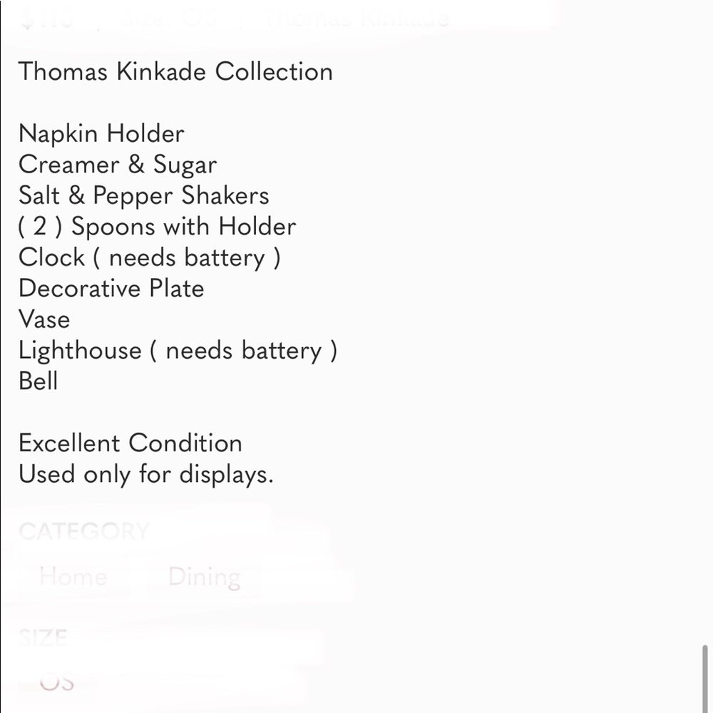 Thomas Kinkade Collection made for Avon - Picture 9 of 9